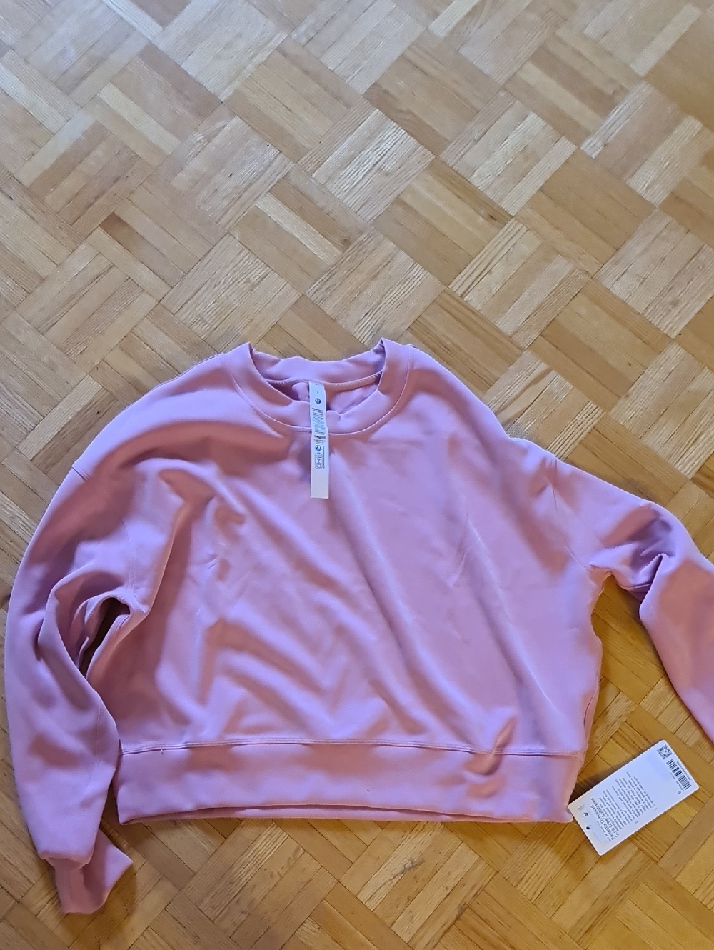 lululemon athletica Pink Crew Neck Sweatshirt